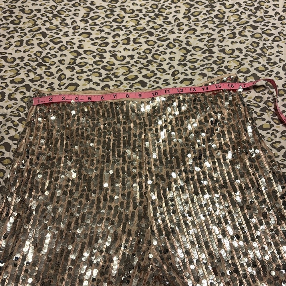 Sequin Wide-Leg Pants - Picture 4 of 7